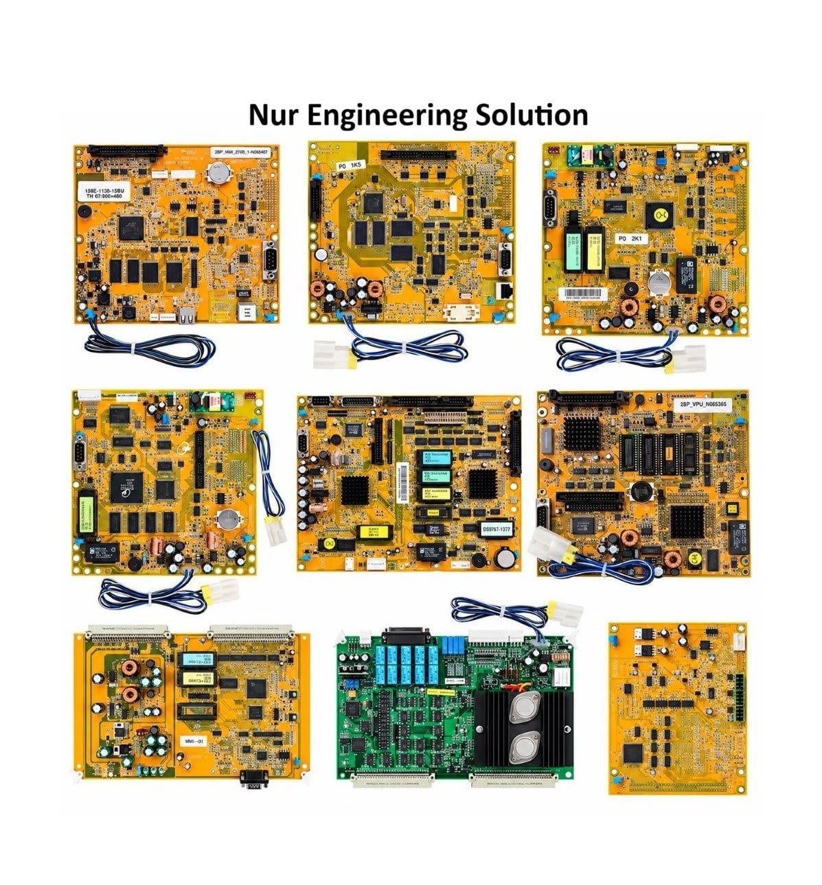 MMI MMI270M8, MMI270M82-1, or MMI270M82-3 MMI255 CPU Temperature Pressure Flow control monitoring card for Plastic injection molding machine